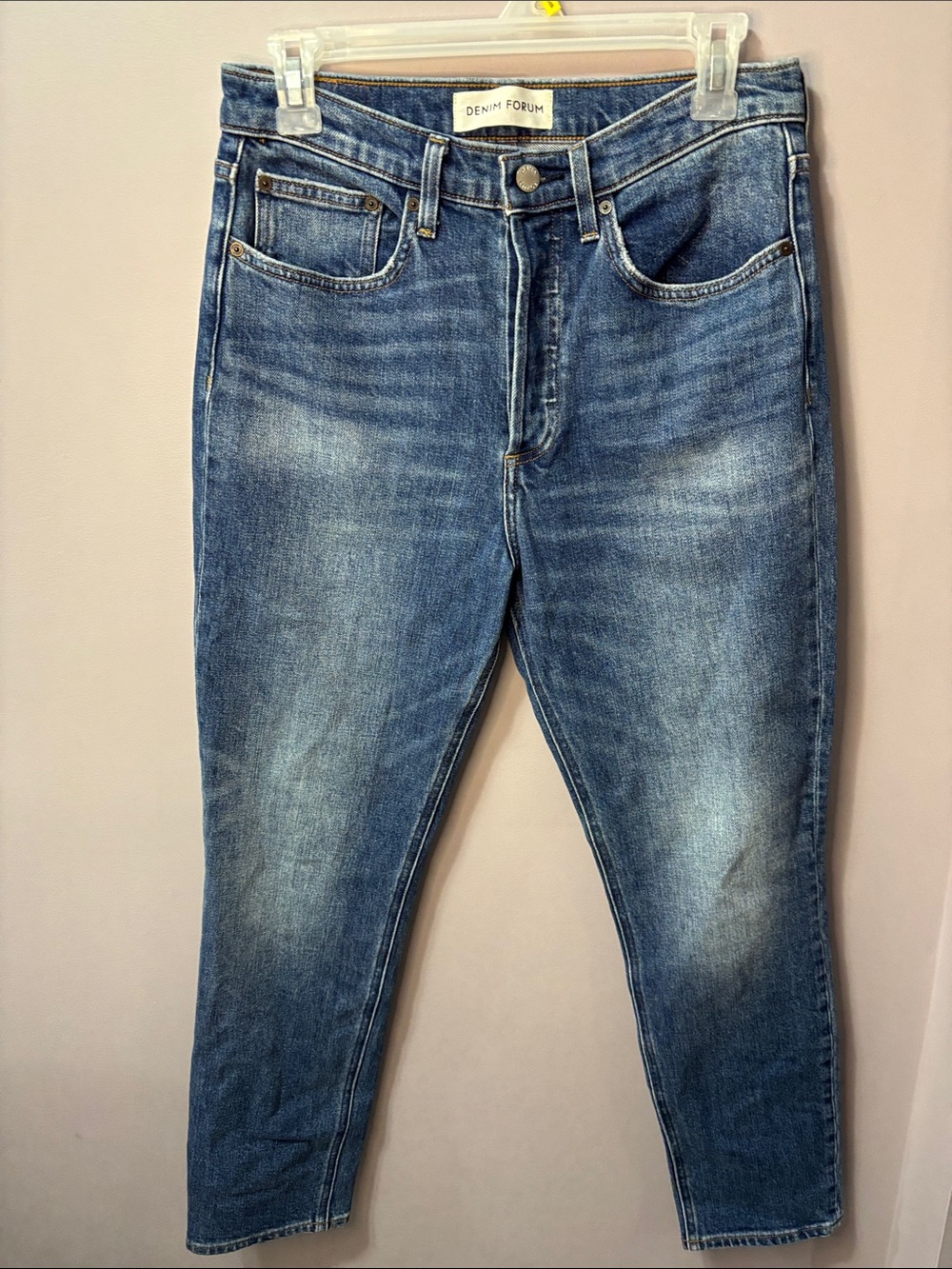 Aritzia Denim Forum The Yoko High Rise Slim Jeans Size 29 Medium Wash